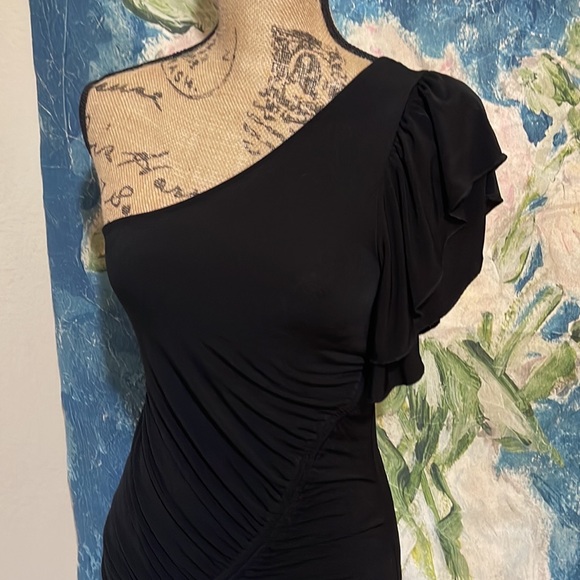 Charlotte Russe One Shoulder Ruffle Top - Picture 2 of 5